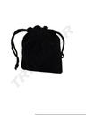 Bolsas Cierre Cordón En Terciopelo Negro 7X9 Cm, 50Und