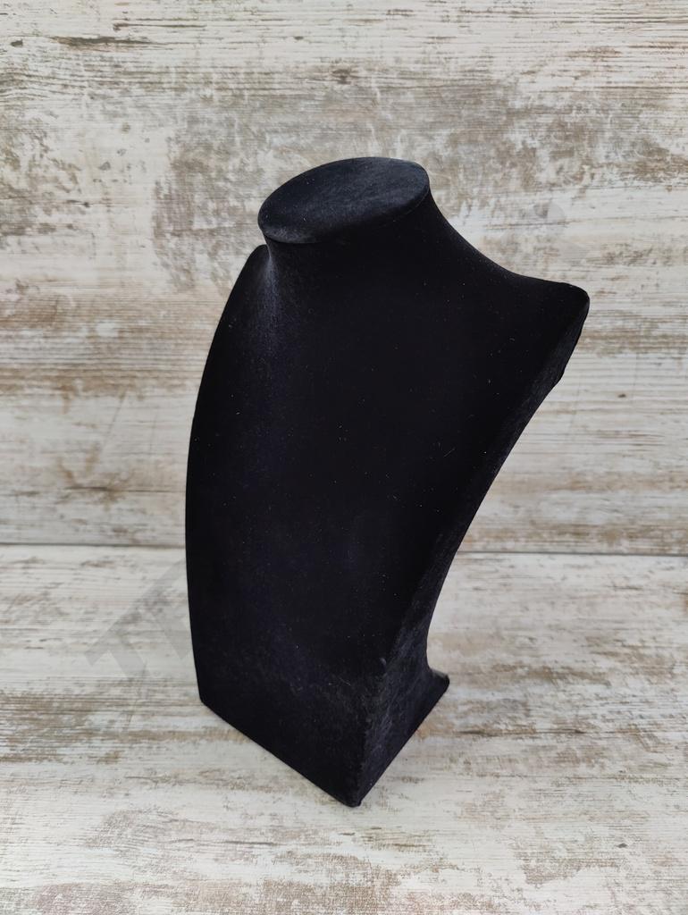 Peto Grande Terciopelo Negro 30x18x10cm