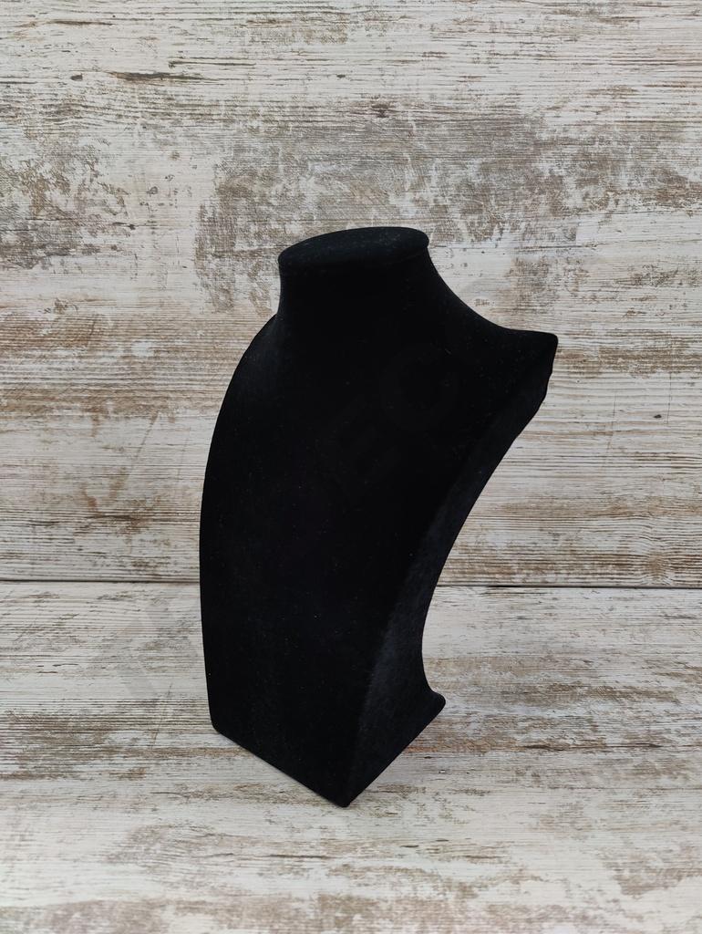 Medium Black Velvet Necklace Display