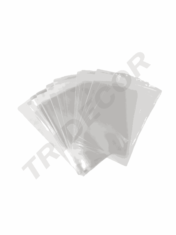 Bopp Bags with Adhesive Flap 10X15cm 100/Pack