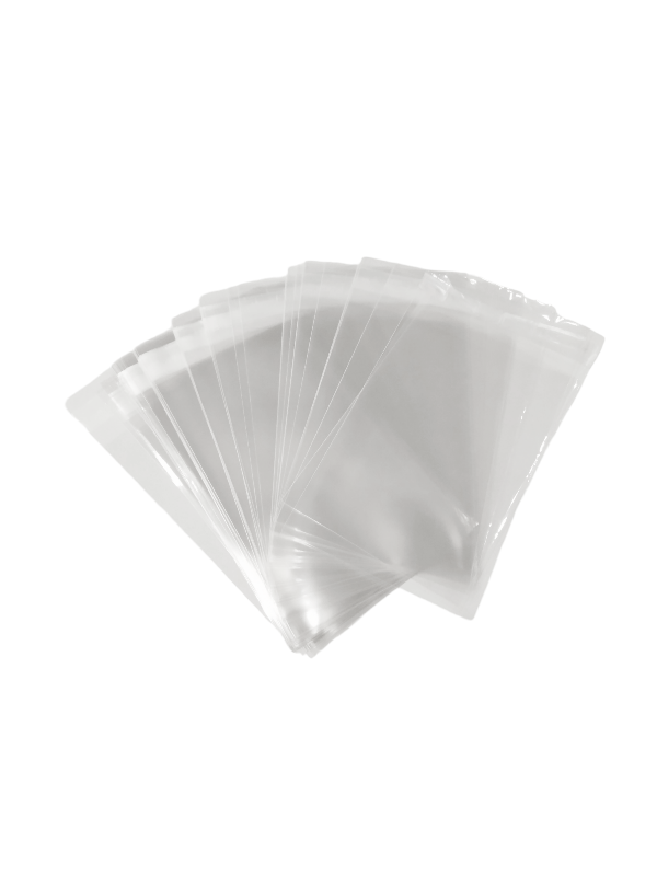 Bopp Bags with Adhesive Flap 10X15cm 100/Pack