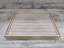 Wooden Ring Display Tray with Linen 50 units/box