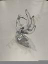 手指形水晶戒指展示架 Acrilico para Anillos Con Forma de Mano Translucido