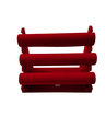 Triple Red Bracelet Display Stand