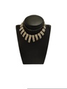 Black Leatherette Display Stand for Necklaces