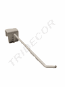 白色卡扁管钩 Gancho Blanco para TuboTubo Rectangular 15cm 200/caja