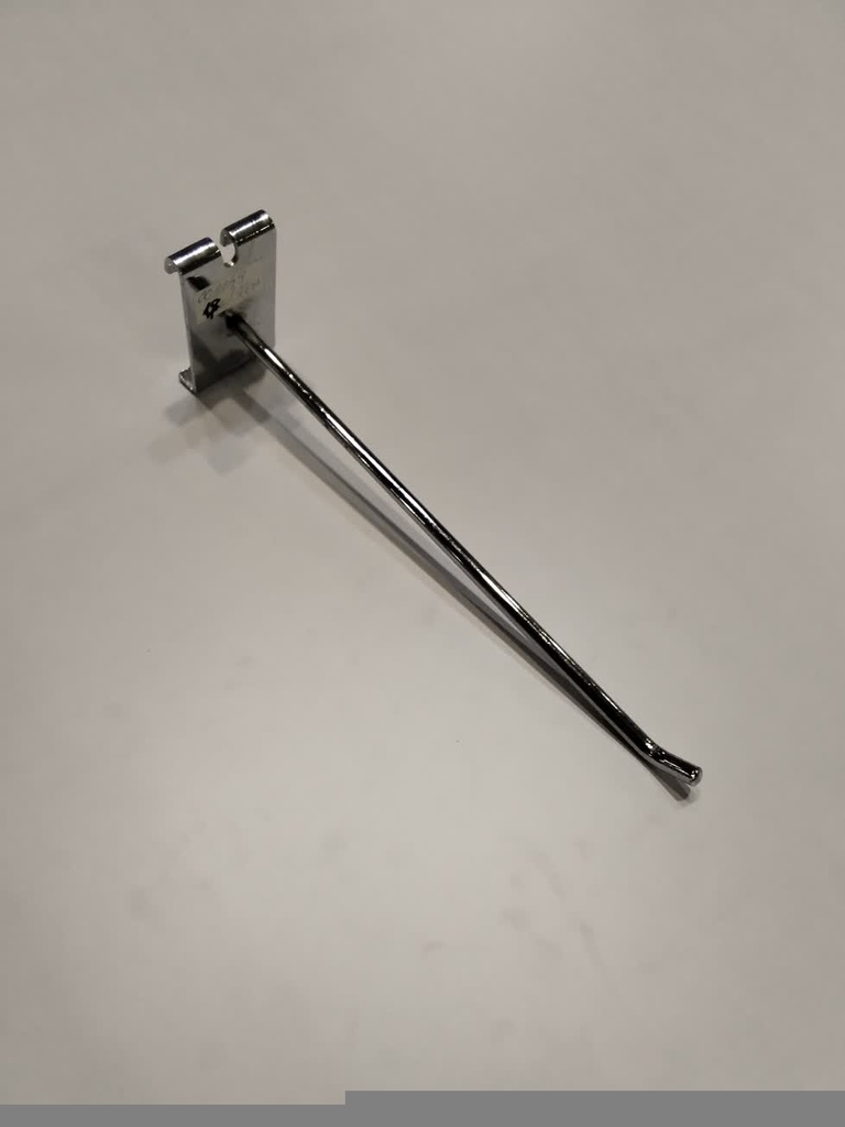 Gancho de Cromo para Malla, 100 unidades/caja, longitud de 30cm, alambre de 8mm