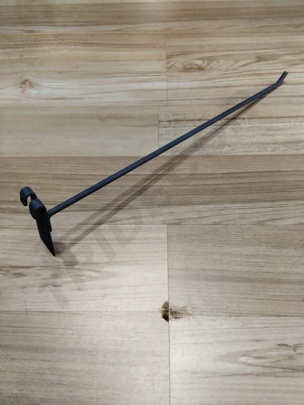 Graue Haken für Gitter-System 35cm 6mm 200 Stück/Box