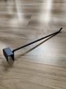 Ganci grigi opachi per tubo rettangolare 25cm 6mm 200 unità/scatola