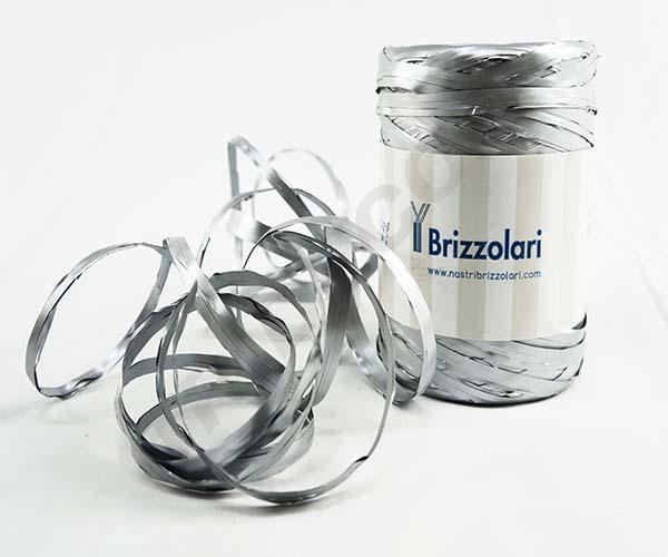 Cinta De Rafia Plata Metalizado 200 Metros