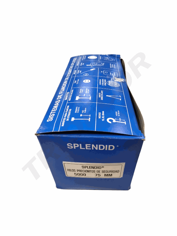 塑料手穿线 Navetes Manuales Splendid para Etiquetar 75mm 