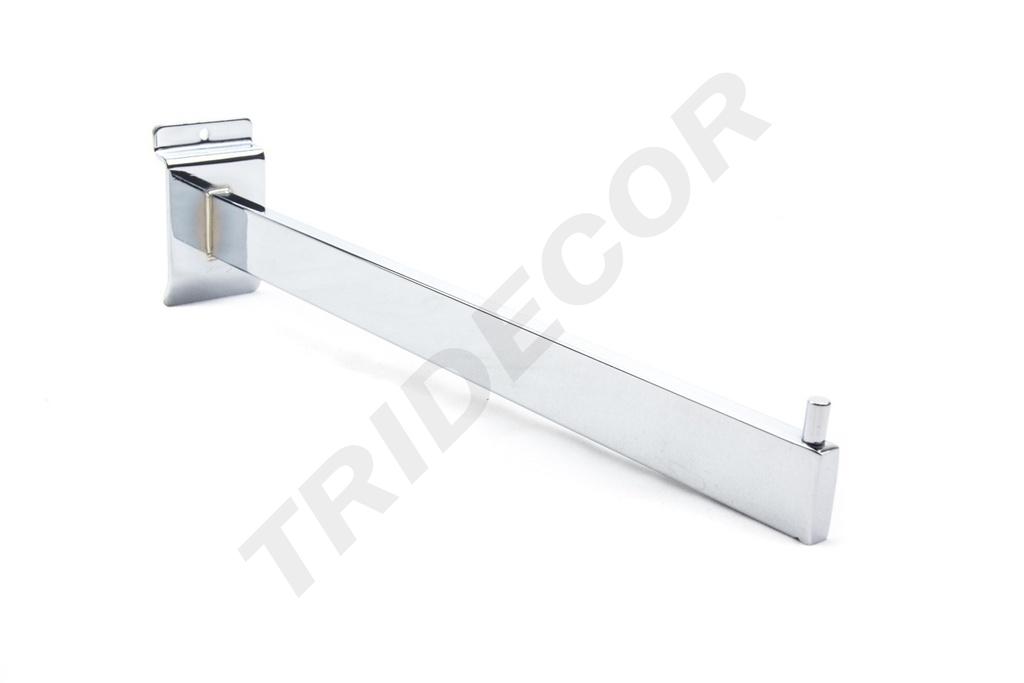 Rectangular hanger with 1 nail for slat panel, 40 cm