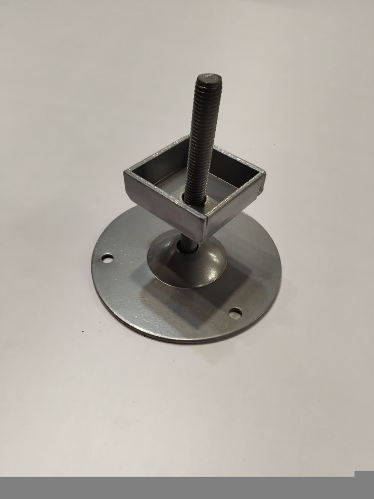 Adjustable Base for Gray Square Tube 38X38mm