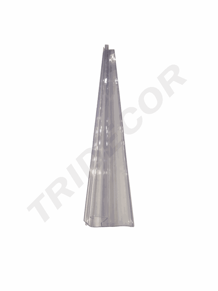 Portaprecio Transparente Para Tabla Madera 90Cm