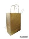Saco Kraft Dourado Xs 18+8x24cm 450 unidades/caixa