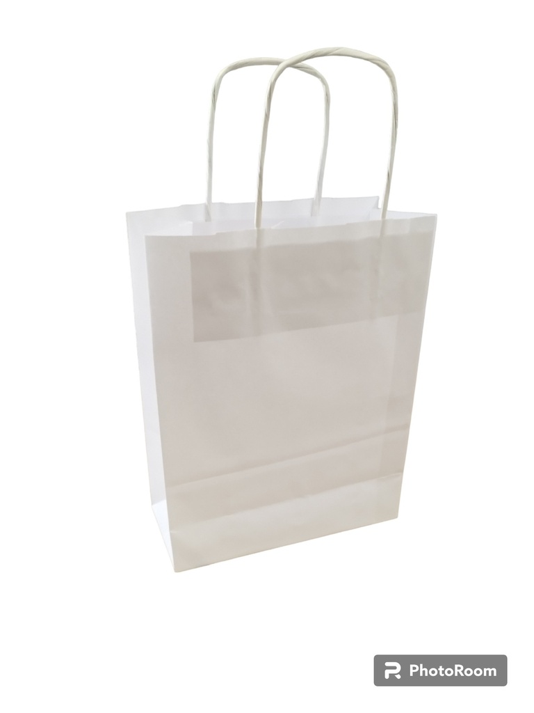 Bolsa Cel. Blanco Xs 18+8X24Cm 450/Caja 056436 25Und