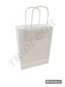 Bolsa Cel. Blanco Xs 18+8X24Cm 450/Caja