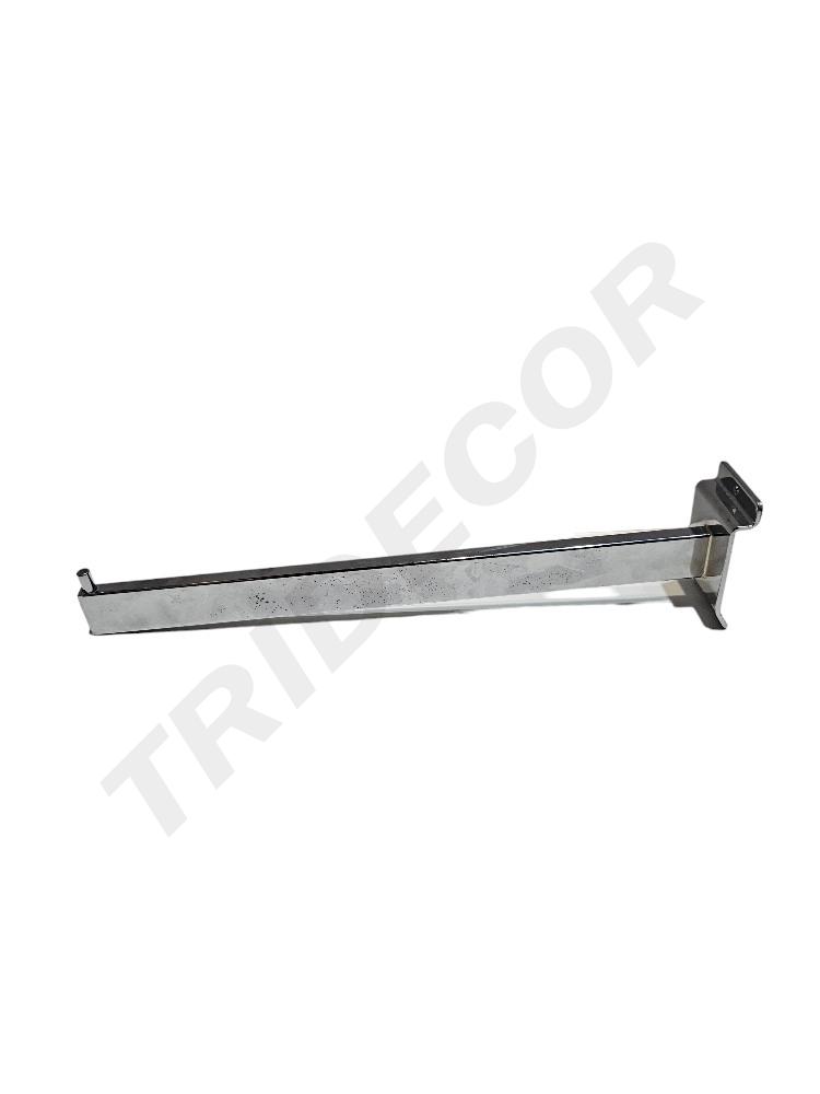 Ganchos Cromado Con 1 Clavo Para Panel De lama 30Cm