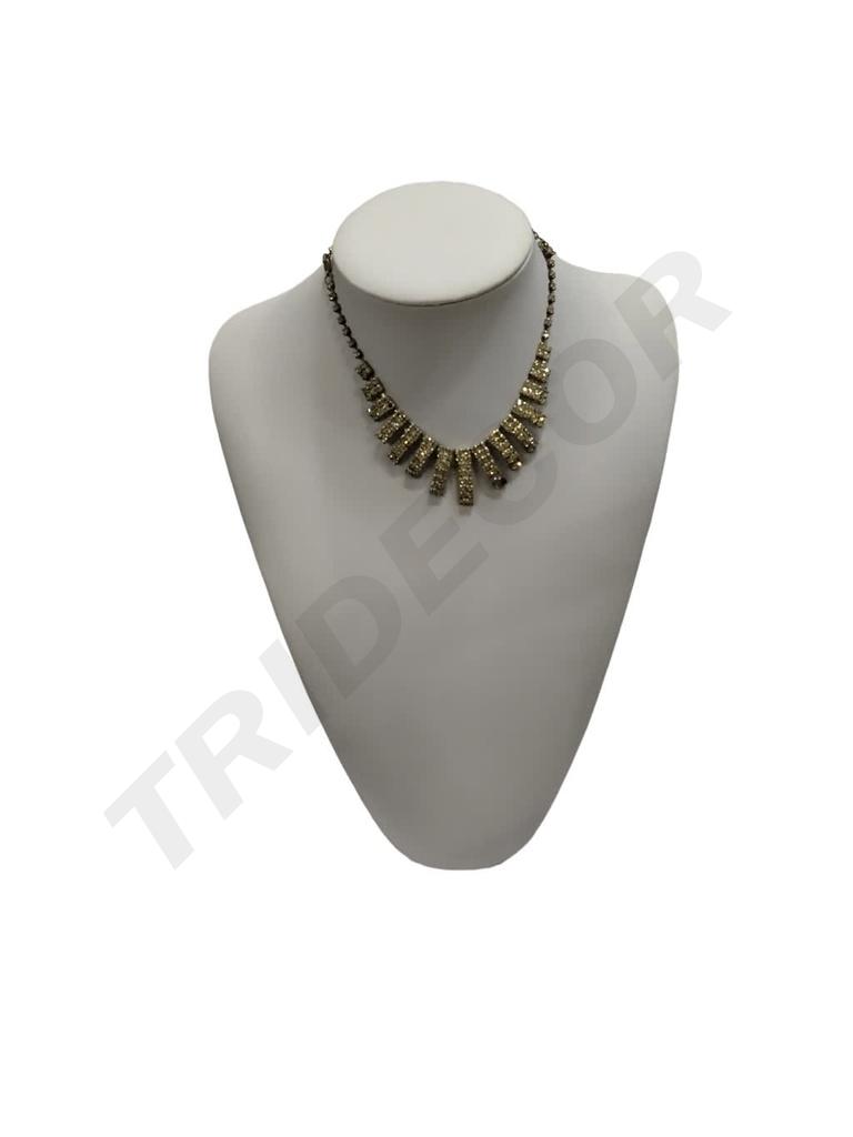 Expositor Collar Polipiel Blanco