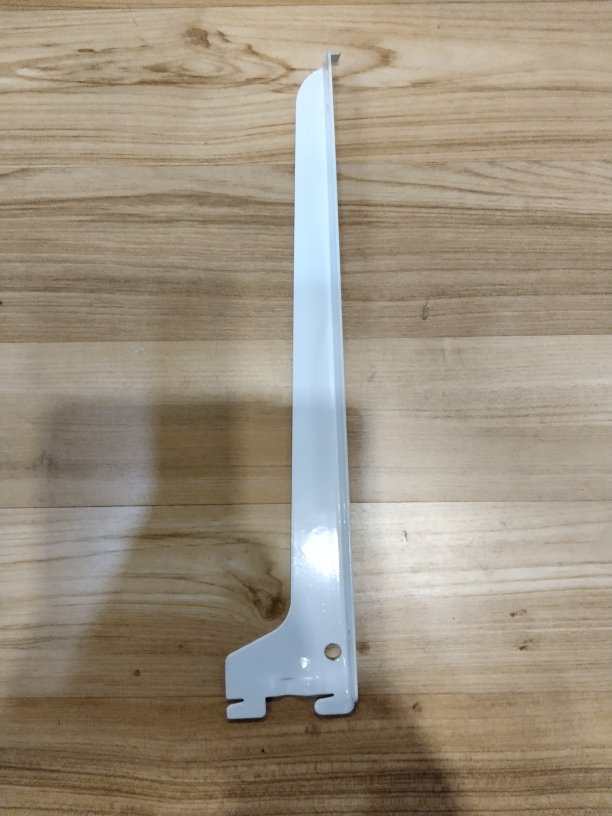 Suporte de vidro branco com zíper de 35 cm