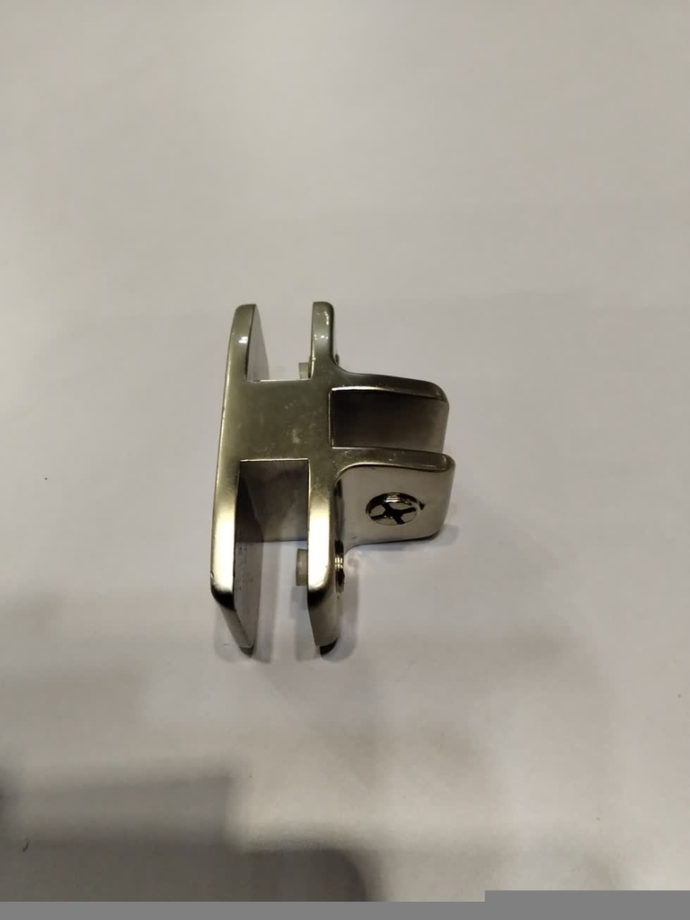 Conector T din sticlă de 6 mm din oțel inoxidabil.