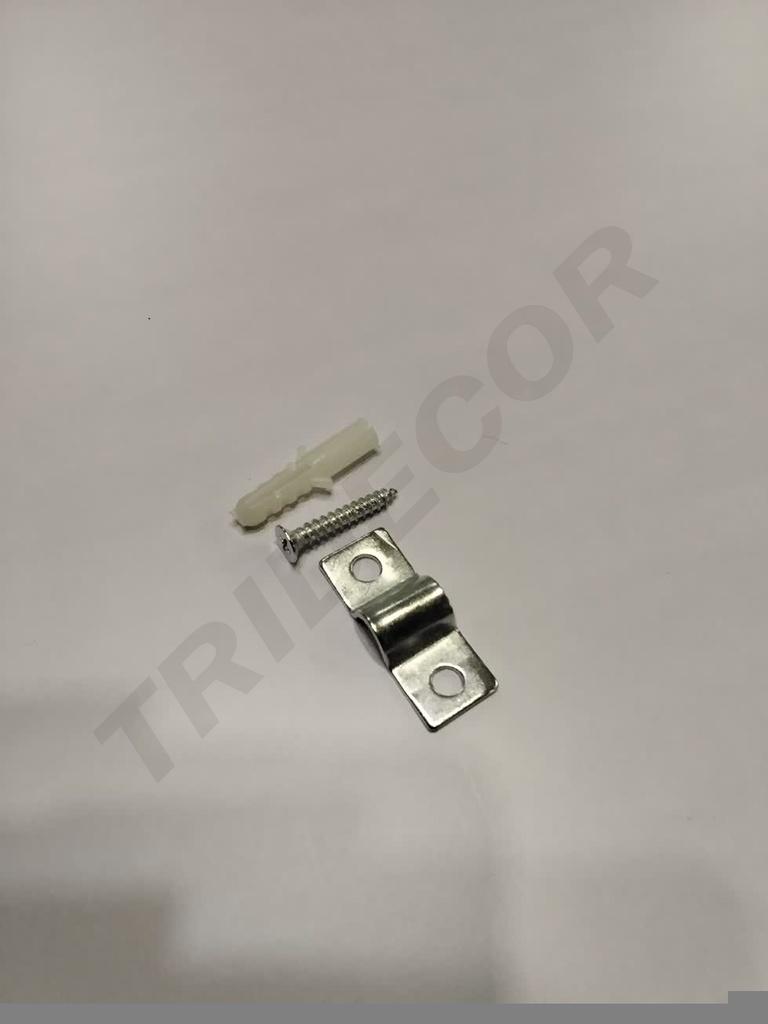 Abrazadera de pared para mallas