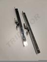 φ 25mm电镀圆管玻璃双托 Soporte Doble de Estante para Tubo de 25mm