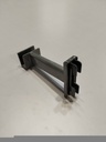 Grey rectangular tube support for 50mm tube