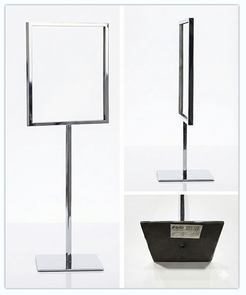 Marco Cromado Con Base 28*20