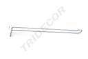 左右二线电镀板钩gancho doble para panel de lamas 6mm 35cm