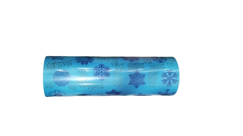 Papel de Regalo Navideño Azul 31cm