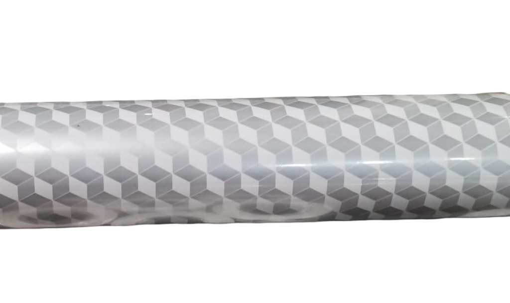 Papel de Regalo Impreso Plata 62cm