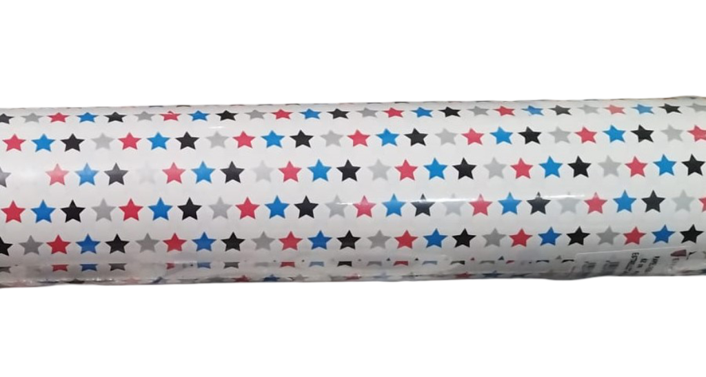 Papel de Regalo Estrellas De Colores 62cm
