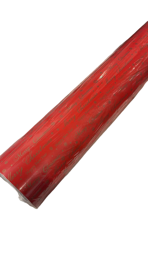 Papel de Regalo Estampado Navideño Merry Christmas 62 cm