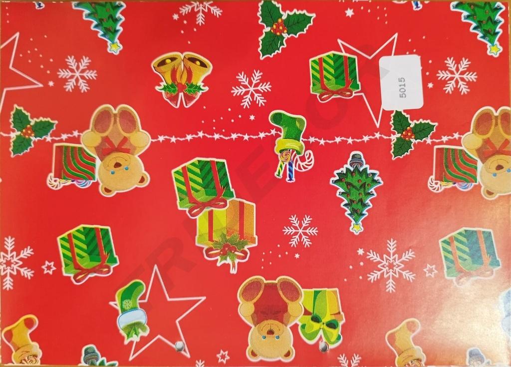 Bobina de Papel de Regalo Navidad 62cm 4Kg