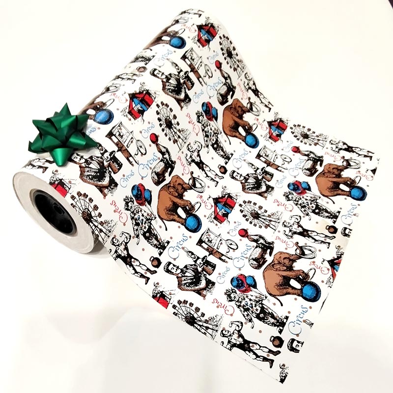 Circus Motif Gift Wrap 31 cm