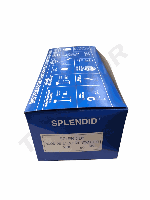 Splendid 50mm Navetes Std 5000/caja 粗标签线