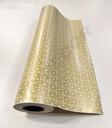 Papel de embrulho impresso a ouro 62 cm