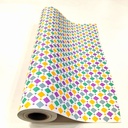 Papier d'emballage diamants de couleur 62 cm