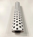 62 cm White Gift Wrap Rolls with Black Dots