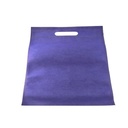 Blue tote bag with die-cut handles, 100g, 25X35 cm, 25 pieces per pack, 40 packs per box