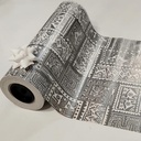 Rouleaux de papier cadeau gris à motif 31 cm