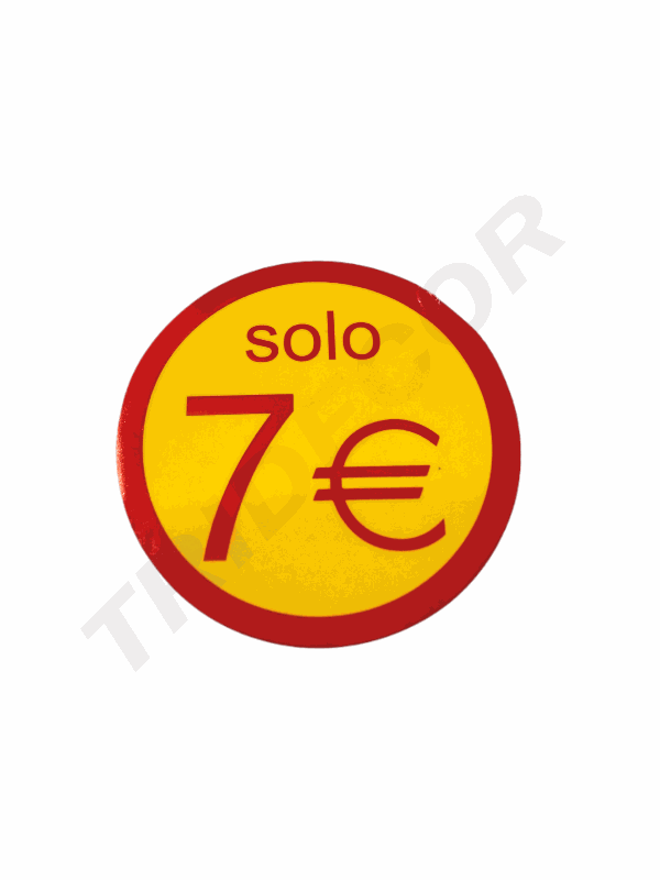 Etiquetas De Precios 1-50€ 500 Pegatinas
