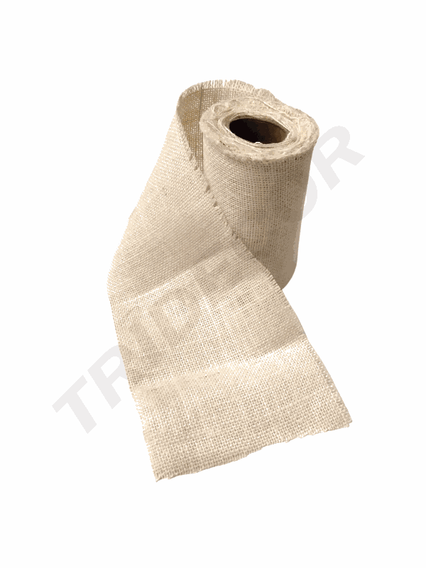 Ruban en maille de fleuriste blanc