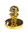 Tapa de metal oro para maniqui