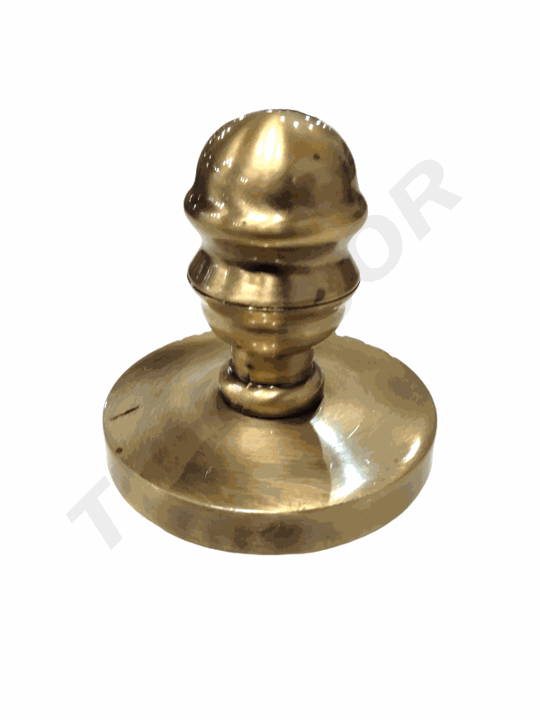 Tapa metal dorado para maniqui