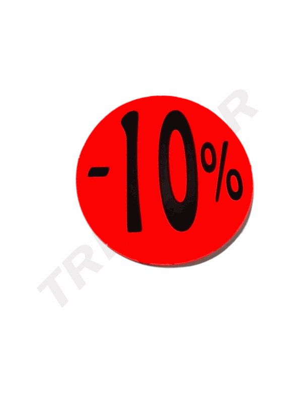 Marcaprecio 20 Percento 50 Unidades 4,2X4,2cm Valio Colors