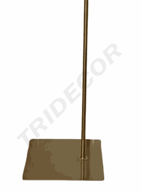 长方形金色模特底盘 base metal rectangulo color oro 5/caja