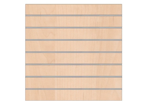 浅黄色槽板7.5槽 （榉木色Panel de lama Haya 7.5 guias 120x120cm