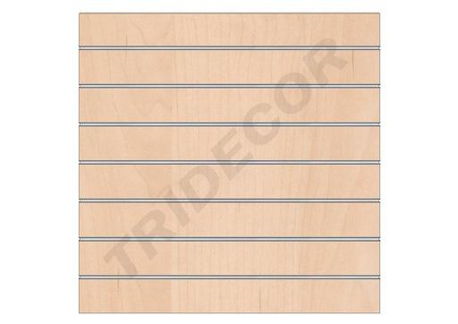 浅黄色槽板7.5槽 （榉木色Panel de lama Haya 7.5 guias 120x120cm